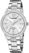 CALYPSO WATCHES Kwartshorloge Basic Horloge, herenhorloge, stalen band...