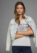 DELMAO T-shirt in maritieme stijl met omgeslagen mouw - nieuwe collect...