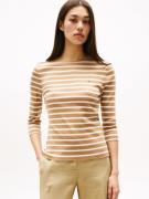 Tommy Hilfiger Shirt met 3/4 mouwen NEW CODY SLIM BOAT-NK 3/4SLV met b...