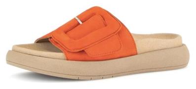 Gabor Slippers , plateau, zomerschoen, slippers met grote decoratieve ...