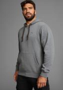 Man's World Hoodie lange mouwen, losse pasvorm, effen, met capuchon