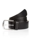 Tom Tailor Leren riem TTROY 4 cm brede herengordel, ideaal voor jeans ...