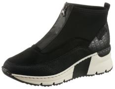 Rieker Boots zonder sluiting Enkellaarsjes, high top sneakers met rits...