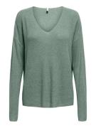 Only Gebreide trui ONLLECIA LIFE LS LOOSE V-NECK CC KNT