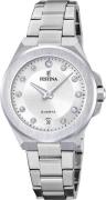 Festina Kwartshorloge Mademoiselle Horloge, dameshorloge, leren band, ...