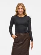 Vila Shirt met lange mouwen VILARINE O-NECK L/S TOP - NOOS