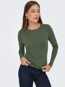 Only Shirt met lange mouwen ONLRILEY O-NECK L/S TOP JRS