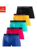 Bruno Banani Boxershort voor heren met gestreepte logoweefband (set, 5...