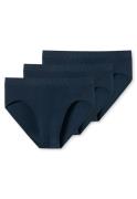 Schiesser Minislip 95/5 met zachte, tonale comfortband (Set van 3)
