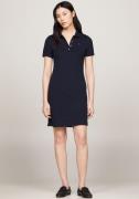Tommy Hilfiger Polojurk 1985 SLIM PIQUE POLO DRESS SS Met knoopsluitin...