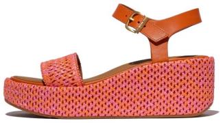 Fitflop Sleehaksandaaltjes PLATFFORMS WOVEN WEDGE , plateau sandaal, z...
