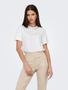 Only Shirt met korte mouwen ONLPARKER S/S O-NECK BLING TOP BOX JRS