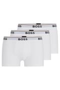 BOSS Boxershort TRUNK 3 PACK BOSS opdruk op de tailleband (3 stuks)