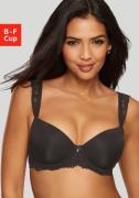 Lascana Bh met steuncups FLORA met prachtige kantbanden en edel glinst...