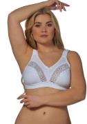 Elbrina Beugelloze-bh met gebloemde kanten details (1-delig)