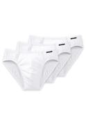 Schiesser Minislip Essentials met klein logo bij de band (3 stuks)