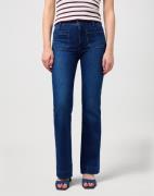 Wrangler Bootcut jeans Flare in retro-design met uitlopende pijp