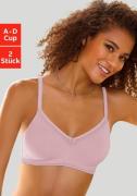 Nuance Soft-bh zonder beugels van zacht katoen, basic lingerie (Set va...