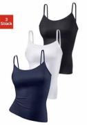 vivance active Top met spaghettibandjes van zacht microvezel (Set van ...