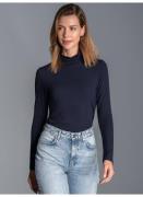 Trigema Colshirt TRIGEMA colshirt van elastische viscose (1-delig)
