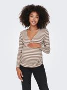 ONLY MATERNITY Zwangerschapsshirt OLMJOY L/S WRAP TOP JRS