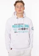 Zwillingsherz Hoodie Zee geluk met geborduurd detail op de mouw en cap...