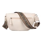 Tom Tailor Buiktasje PALINA van zacht kunstleer met een opvallende sch...