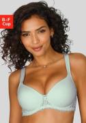Lascana Bh met steuncups met beugels, naadloze voorgevormde cups, kant...