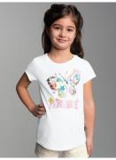 Trigema T-shirt TRIGEMA T-shirt met kleurrijk vlinderprintmotief (1-de...