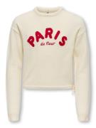 KIDS ONLY Gebreide trui KOGKATIA LS TEXT O-NECK CP KNT