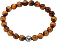 Bruno Banani Armband Sieraden cadeau flexibel tiger eye armband met ro...