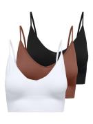 Only Bustier ONLVICKY – Korte tops met stretch in 3-pack (set, 3-delig...