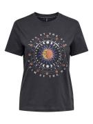 Only Shirt met korte mouwen ONLKITA LUNA REG S/S TOP CS JRS