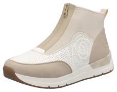 Rieker Sneakers met sleehak , enkellaars, laarzen, rozenprint, met rit...
