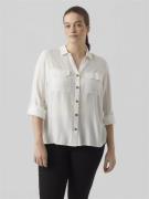 Vero Moda Curve Overhemdblouse VMBUMPY L/S SHIRT NEW CURVE GA NOOS