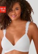 Lascana Push-up-bh zonder beugel met prachtige kantbanden, lingerie
