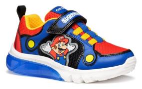 Geox Sneakers J CIBERDRON BOY lichtgevende schoen , retro sneaker, bli...