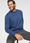 Man's World Sweatshirt Lange mouwen, basic-stijl, effen, ronde hals
