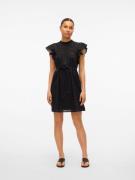 Vero Moda Mini-jurk VMTRINE SL SHORT LACE DRESS WVN GA NOOS