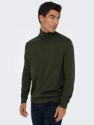 ONLY & SONS Coltrui ONSHOLGER REG ROLL NECK KNIT - OTL