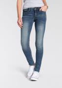 Arizona Skinny fit jeans Met geren extra-strakke been snit, lage taill...