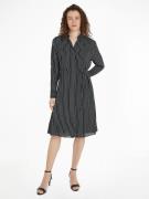 Tommy Hilfiger Blousejurk FLUID VISCOSE CREPE KNEE DRESS