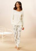 Vivance Dreams Pyjama met hortensia-motief (2-delig, 1 stuk)