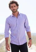 H.I.S Overhemd met lange mouwen met kent-kraag, oxford-kwaliteit van 1...