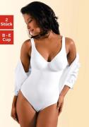 Nuance T-shirt-body met beugel, met figuurvormend effect, shapewear bo...