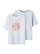 Name It T-shirt NKFHELKA 2P SS NREG TOP PB (set, 2-delig)