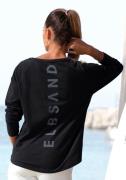 Elbsand Longsleeve TINNA met logoprint op de rug, shirt met lange mouw...