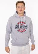 Zwillingsherz Hoodie Surfer met frontzakken en koord