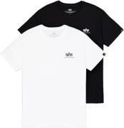 Alpha Industries Shirt met ronde hals Basic T Small Logo 2 Pack (set, ...