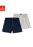 H.I.S Wijde boxershort van zacht single-jerseymateriaal (set, 2 stuks)